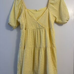 Yellow Mini Dress